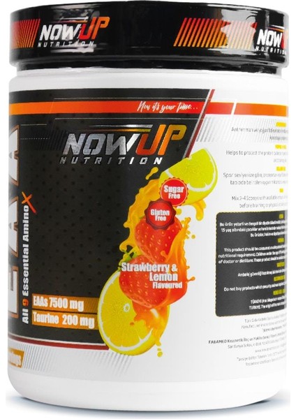 Nowup Nutrıtıon Eaa / Strawberry & Lemon 360 Gr