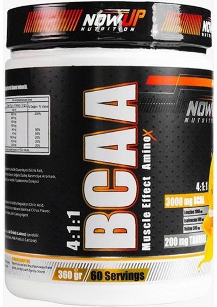 Nowup Nutrıtıon Bcaa 4:1:1 / Citrus 360 Gr