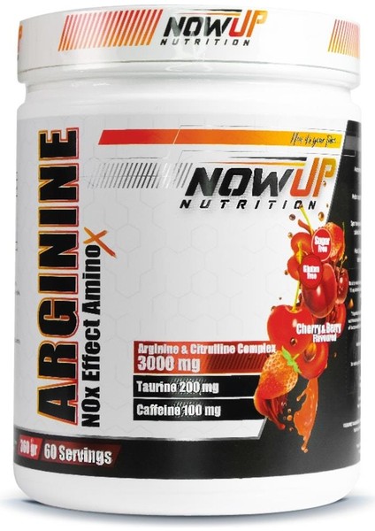 Nowup Nutrıtıon Arginine / Cherry & Berry 360 Gr
