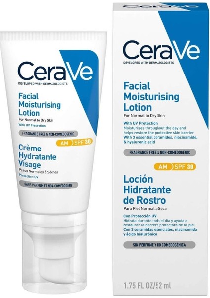 Cerave Nemlendirici Yüz Kremi SPF30 52 ml