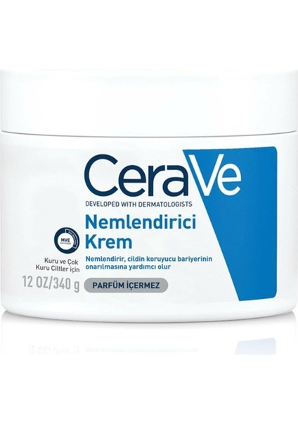 Nemlendirici KREM340 gr Kuru ve Çok Kuru Ciltler Için 340 ml