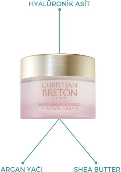 Hyalüronik Asit + Argan Yüz Kremi 50 ml modelleri