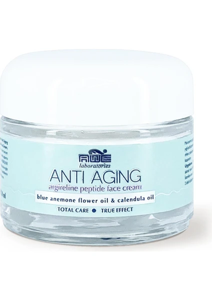 Awe Cemre Awe Laboratories Anti Aging Argireline Peptide Yüz Kremi 30 ml /botoks Etkili / Mavi Anemon Kremi