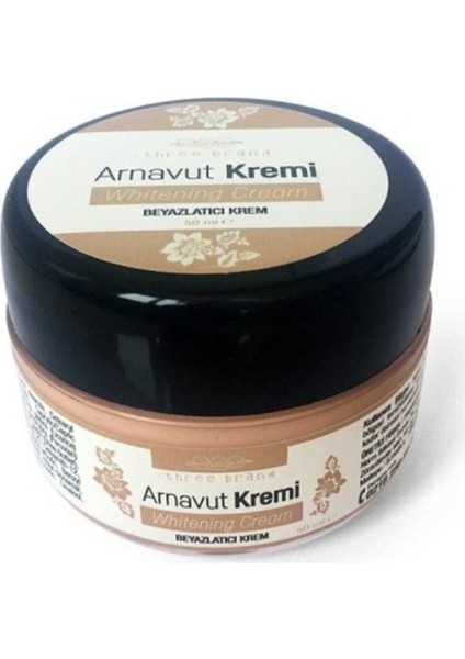 Whitening Cream Arnavut Kremi 50 ml Aklık Kremi 6 Adet