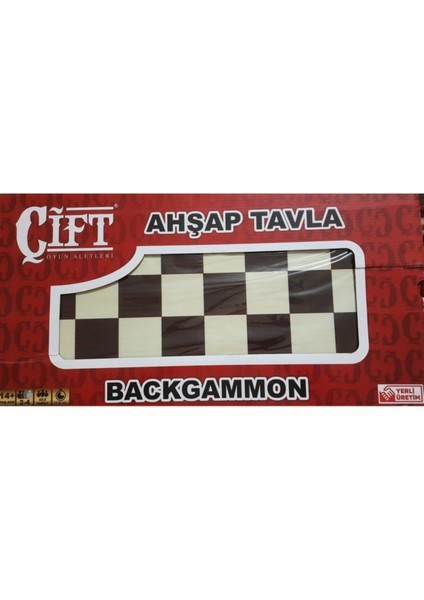 Iyisini Istersen Çift Oyun Aletleri Ahşap Tavla - Backgammon