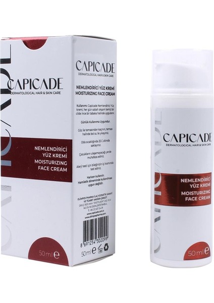 Nemlendirici Yüz Kremi 50 ml Moisturizinc Face Cream