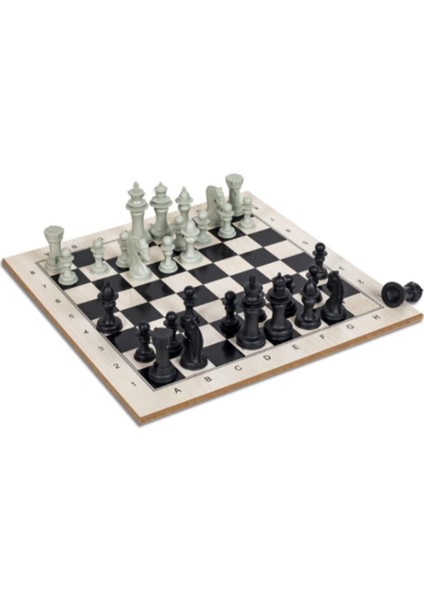 Elif Iş Eğitimi Ahşap Zeminli Satranç Takımı 32CM fiyatları