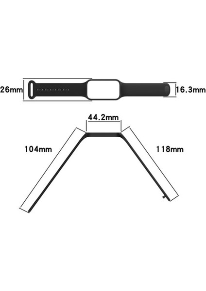 Xiaomi Redmi Smart Band 2 Kordon Kayış Silikon