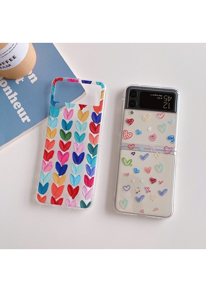 For Samsung Galaxy Z Flip 3 Küçük Aşk Kalıbı Cep Telefonu Kılıfları (Yurt Dışından) fiyatları