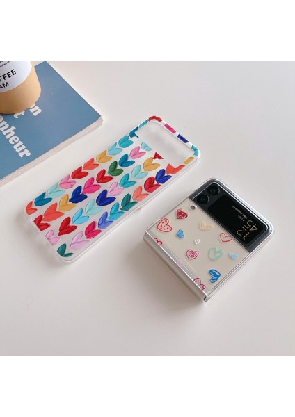 For Samsung Galaxy Z Flip 3 Küçük Aşk Kalıbı Cep Telefonu Kılıfları (Yurt Dışından) modelleri