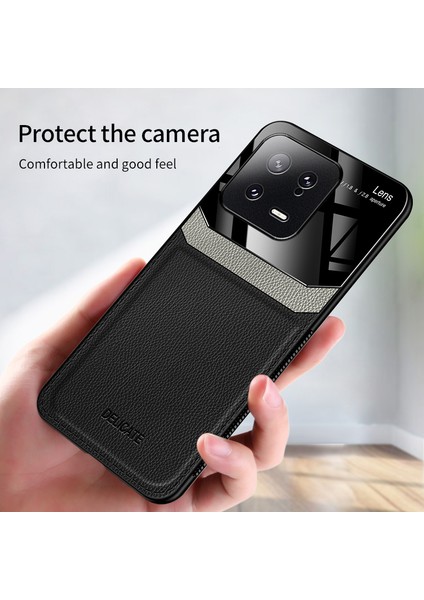 For Xiaomi 13 Pro Ticari Işler Deri Desen Cep Telefonu Kılıfları (Yurt Dışından)