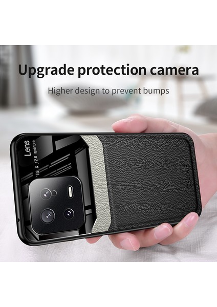 For Xiaomi 13 Pro Ticari Işler Deri Desen Cep Telefonu Kılıfları (Yurt Dışından)