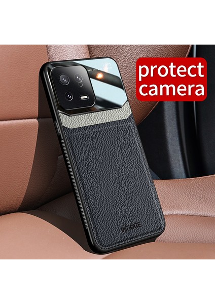 For Xiaomi 13 Pro Ticari Işler Deri Desen Cep Telefonu Kılıfları (Yurt Dışından)