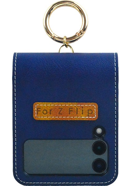 For Samsung Galaxy Z Flip 4 Yüzük Kartı Ekle El Çantası Cep Telefonu Kılıfları (Yurt Dışından)