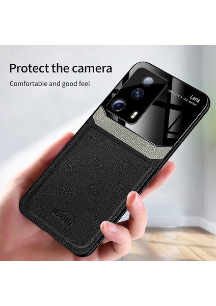 For Xiaomi 13 Lite Ticari Işler Deri Desen Cep Telefonu Kılıfları (Yurt Dışından) fiyatları