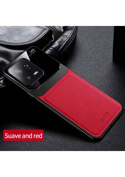 For Xiaomi 13 Pro Ticari Işler Deri Desen Cep Telefonu Kılıfları (Yurt Dışından)