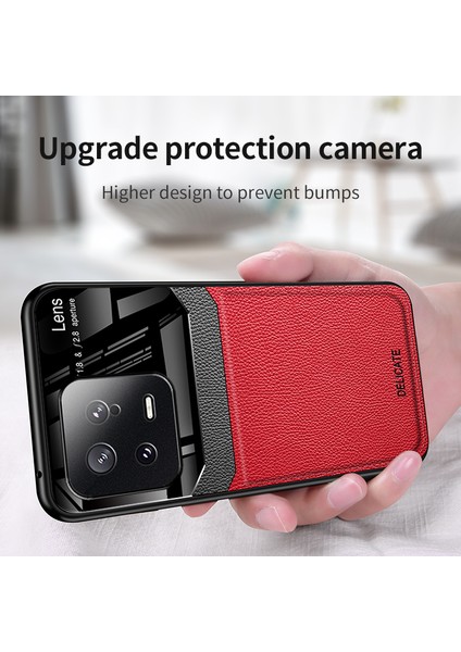 For Xiaomi 13 Pro Ticari Işler Deri Desen Cep Telefonu Kılıfları (Yurt Dışından)