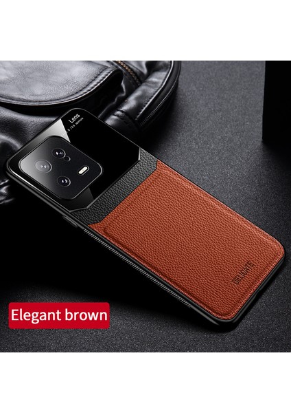 For Xiaomi 13 Pro Ticari Işler Deri Desen Cep Telefonu Kılıfları (Yurt Dışından)