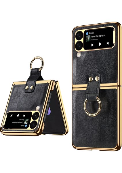 For Samsung Galaxy Z Flip 4 Yüzük Eski Yolları Restore Etmek Cep Telefonu Kılıfları (Yurt Dışından)