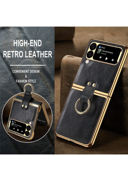 For Samsung Galaxy Z Flip 4 Yüzük Eski Yolları Restore Etmek Cep Telefonu Kılıfları (Yurt Dışından) modelleri