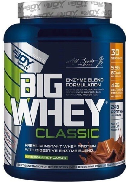Bigjoy Big Whey Classic Whey Protein 990 Gr Çilek Aromalı