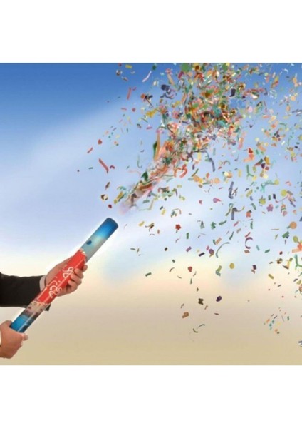 Barış Konfeti Şerit Atan Klasik Konfeti 30 cm 1 Adet Şerit Atan Klasik Konfeti 30