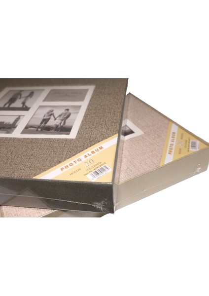 Aledo 40 Sayfa 20 Yaprak Kutulu Koton Desenli 31 x 32 cm Manyetik Yapıştırmalı Delü x Fotoğraf Albümü fırsatları