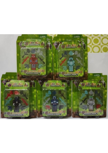 Oyuncak Minecraft Süper Kahraman Karakter Figür Oyuncak Tekli