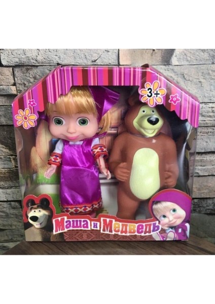 Tukashopping Maşa ile Koca Ayı Oyuncak Bebek Maşa ile Koca Ayı Kutulu-