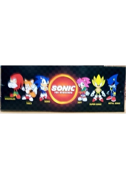 Urunsarayı Sonic Oyuncak Figür Sonic Power Figür Sonic 5li Figür Seti Supersonic Metalsonic Figürleri