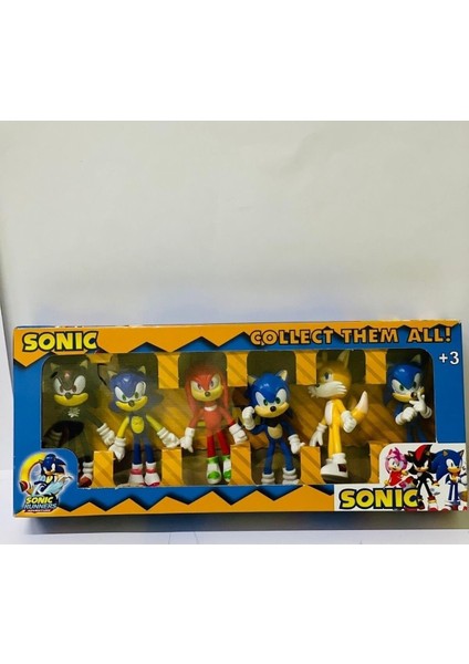 Oyuncak Süper Sonic Figür ve Arkadaşları 6lı Supersonic Metalsonic Figürleri modelleri
