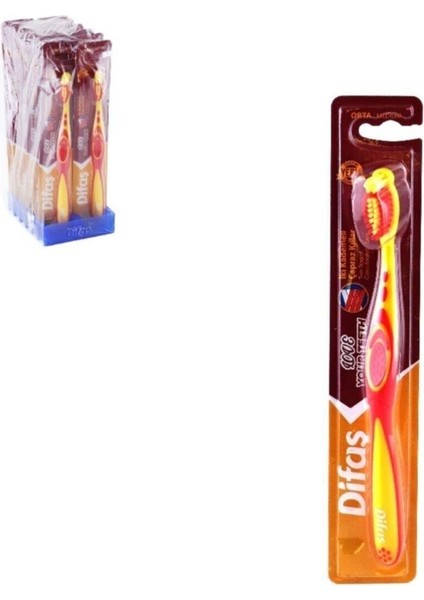 Love You Diş Fırçası Sarı Kırmızı 512148 Diş