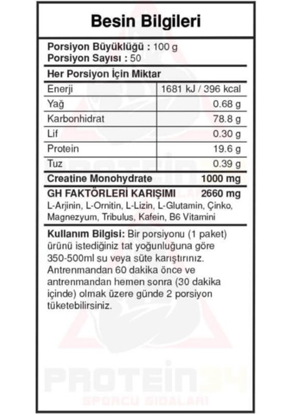 Bigjoy Bigmassgo Gh Factors 5000 Gr 50 Paket Mass Gainer Çikolatalı Karbonhidrat Tozu fiyatları