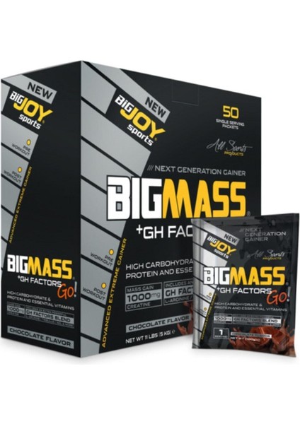 Big Mass 5000 G 50 Saşe - Çikolata 8681571350019