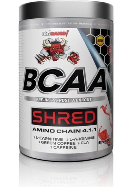 Protouch Nutrition Bigbang Shred Bcaa 4.1.1 Çilek Mango Aromalı