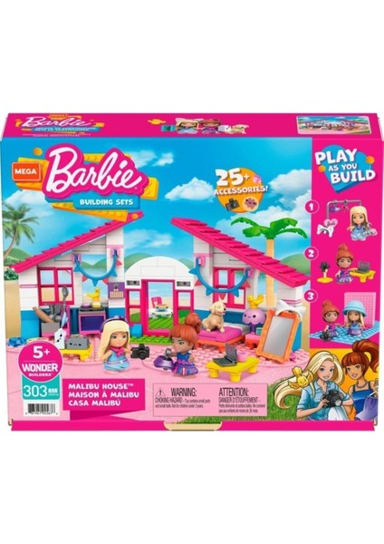 GWR34 Mega™ Bloks, 'nin Malibu Evi, 303 Parça, +5 Yaş
