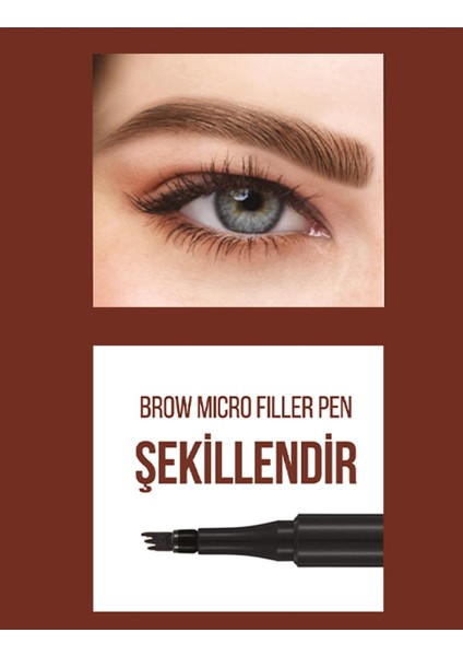 Brow Micro Filler Tarayıcı Keçe Uçlu Kaş Kalemi fırsatları