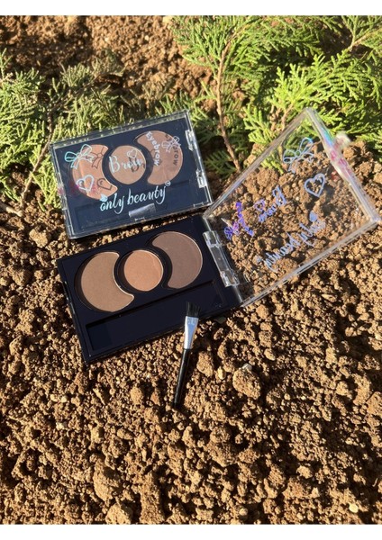 Kaş Farı Üçlü Eyebrow Palette-03