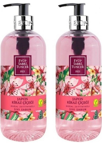 Japon Kiraz Çiçeği Doğal Zeytinyağlı Sıvı Sabun 500 Mlx2 Adet Est Japon Kiraz Est Japon Kiraz 500MLX2