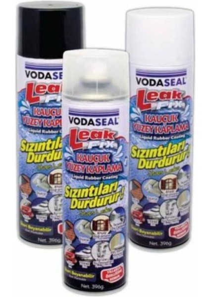 Leak Fix Su Sızdırmaz Sprey Kauçuk Kaplama 396 Gr-Beyaz