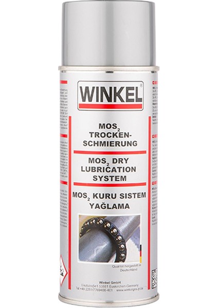 Mos2 Kuru Sistem Yağlama Sprey 400 ml