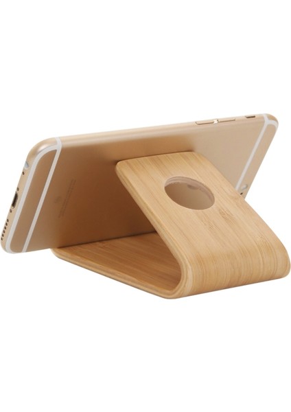 Evrensel Ahşap Masaüstü Telefon Tutucu (Yurt Dışından)