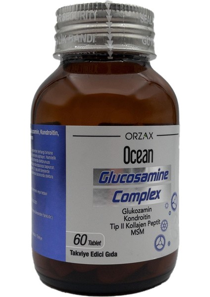 Ocean Orzax Ocean Glucosamine Complex Glukozamin Kondrotin Tip 2 Kollajen Peptit Msm