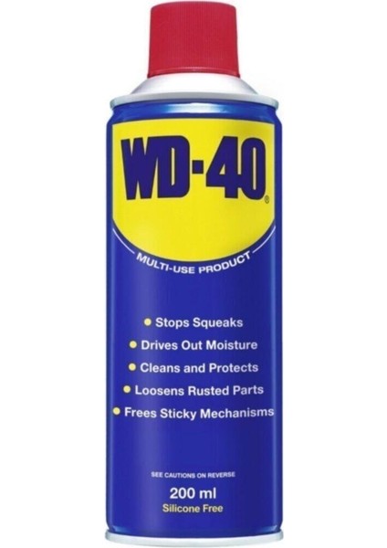 Pas Sökücü, Koruyucu, Yağlayıcı 200 ml WD40