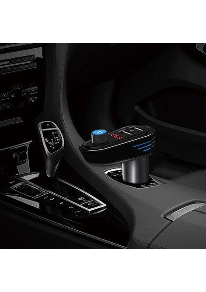 AP02 Araba Bluetooth Fm Verici (Black) (Yurt Dışından)