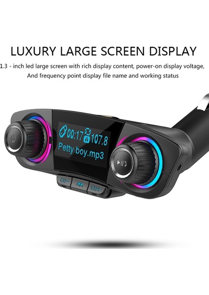 BT06 Çift USB Şarj Akıllı Bluetooth Mp3 Müzik Çalar (Yurt Dışından)