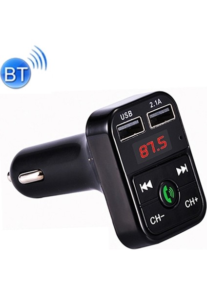 Yue Store B2 Çift USB Şarj Bluetooth Fm Verici (Black) (Yurt Dışından)