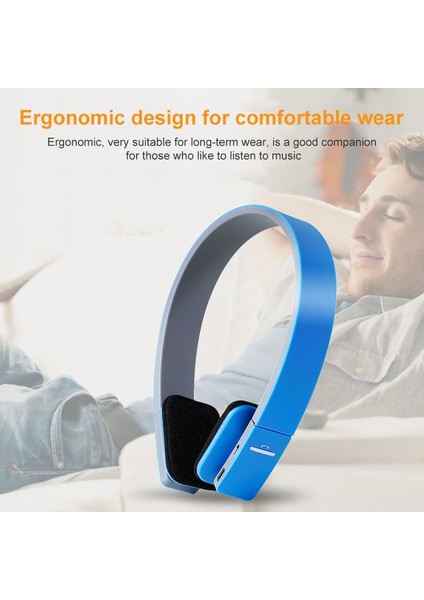 Aec BQ618 3,5mm Akıllı Bluetooth Kulaklık ile Mikrofon Beyaz (Yurt Dışından)