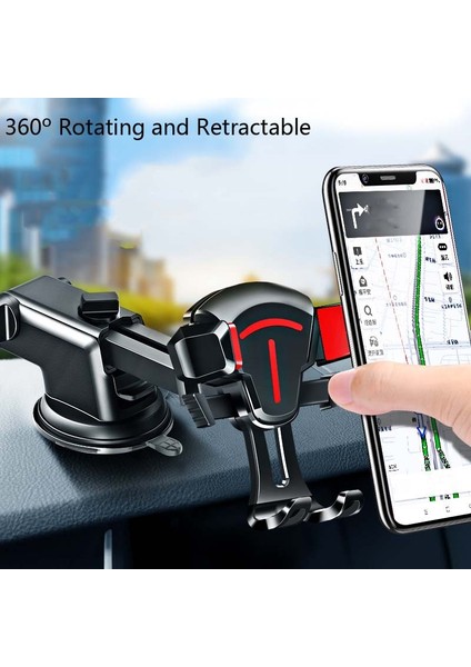 2 Adet Araba Telefon Tutucusu Enstrüman Pan+Hava Outlet Kırmızı (Yurt Dışından) fırsatları