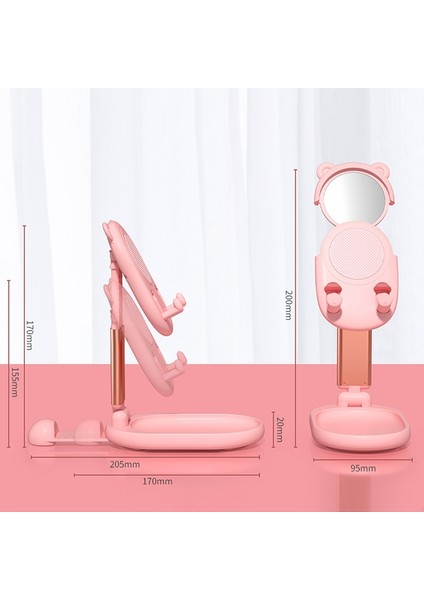 Telefon Tutucu Güzellik Ayna Pembe (Yurt Dışından) fiyatları